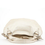 Chloé Metallic White Leather Bittersweet Shoulder Bag