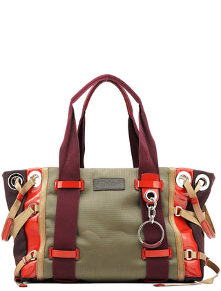 Chloe Multicolour Nylon Tote Bag