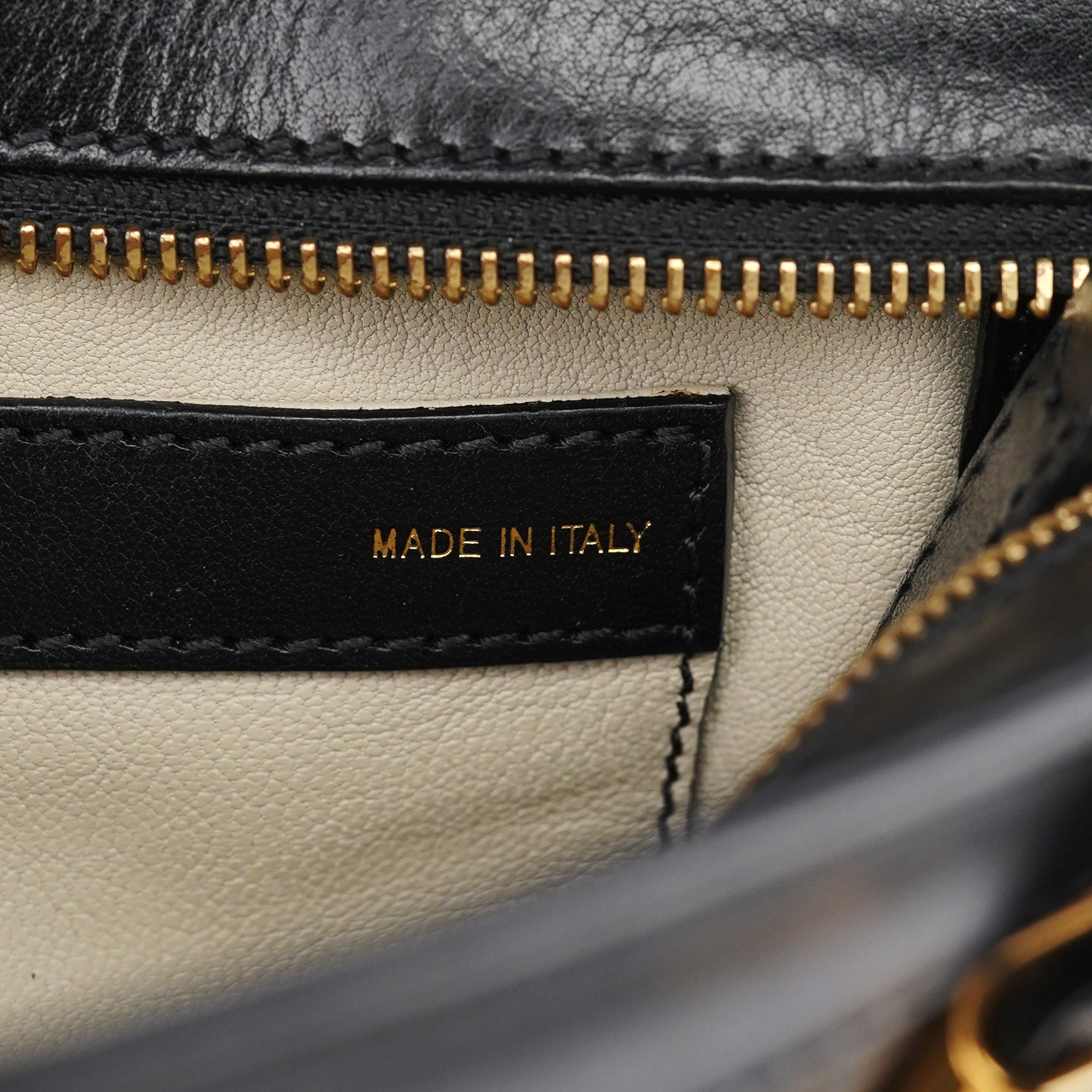 Chloé Navy Black Leather Tote Bag