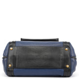 Chloé Navy Black Leather Tote Bag
