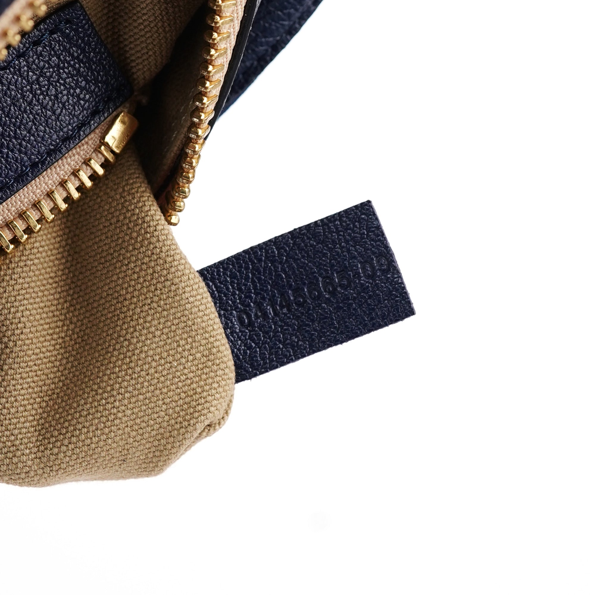 Chloé Navy Blue Lambskin Leather Tote Bag