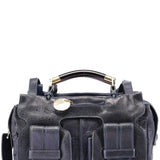 Chloé Navy Lambskin 2-Way Tote Bag