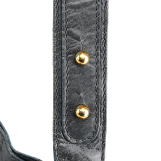 Chloe Navy Leather Bay Shoulder Bag