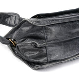 Chloe Navy Leather Bay Shoulder Bag