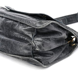 Chloe Navy Leather Bay Shoulder Bag