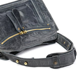 Chloe Navy Leather Bay Shoulder Bag