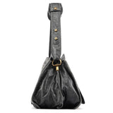 Chloe Navy Leather Bay Shoulder Bag