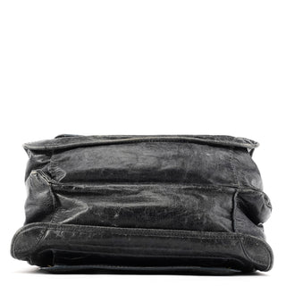 Chloe Navy Leather Bay Shoulder Bag