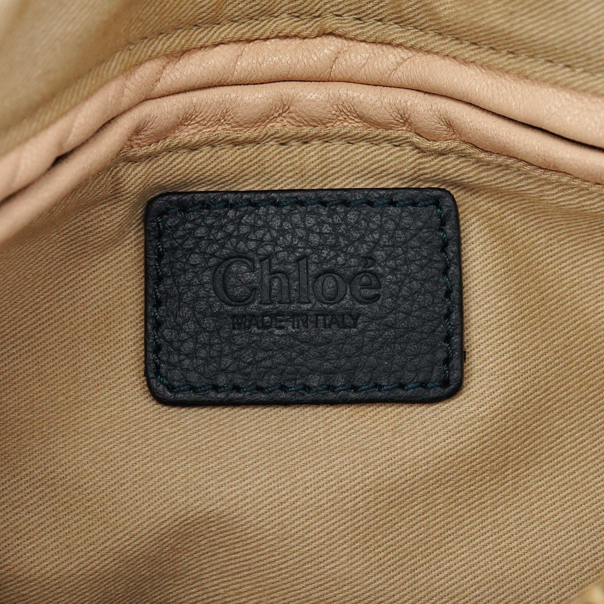 Chloe Navy Leather Paraty 2-Way Bag