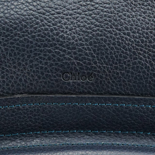 Chloe Navy Leather Paraty 2-Way Bag
