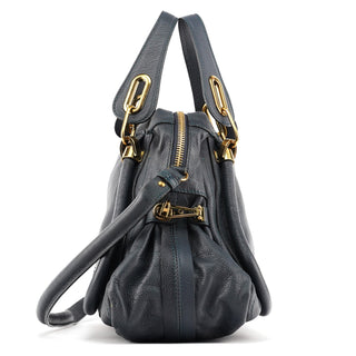 Chloe Navy Leather Paraty 2-Way Bag
