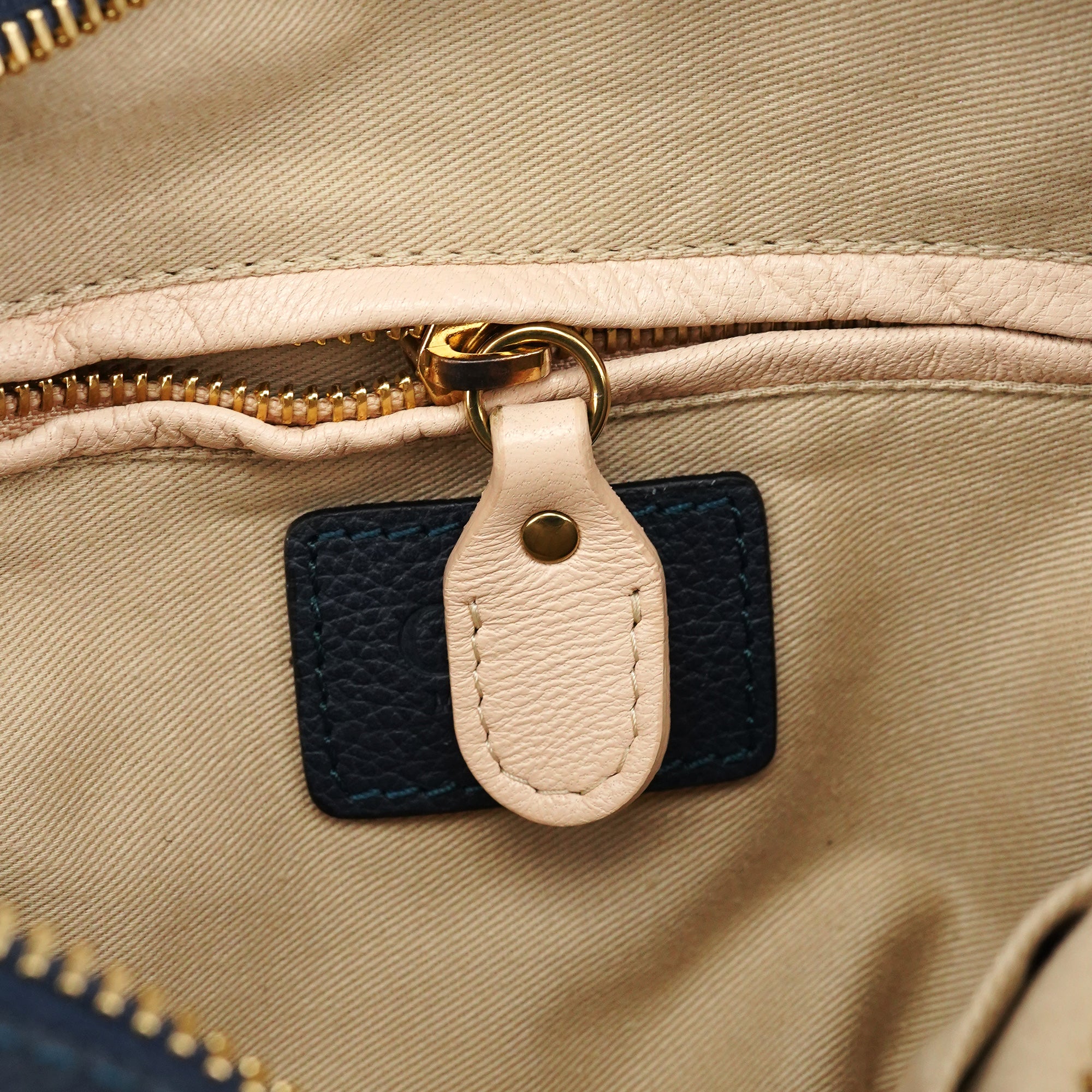 Chloe Navy Leather Paraty 2-Way Bag