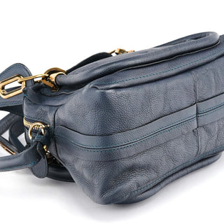 Chloe Navy Leather Paraty 2-Way Bag