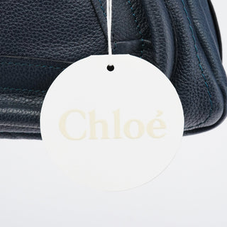 Chloe Navy Leather Paraty 2-Way Bag
