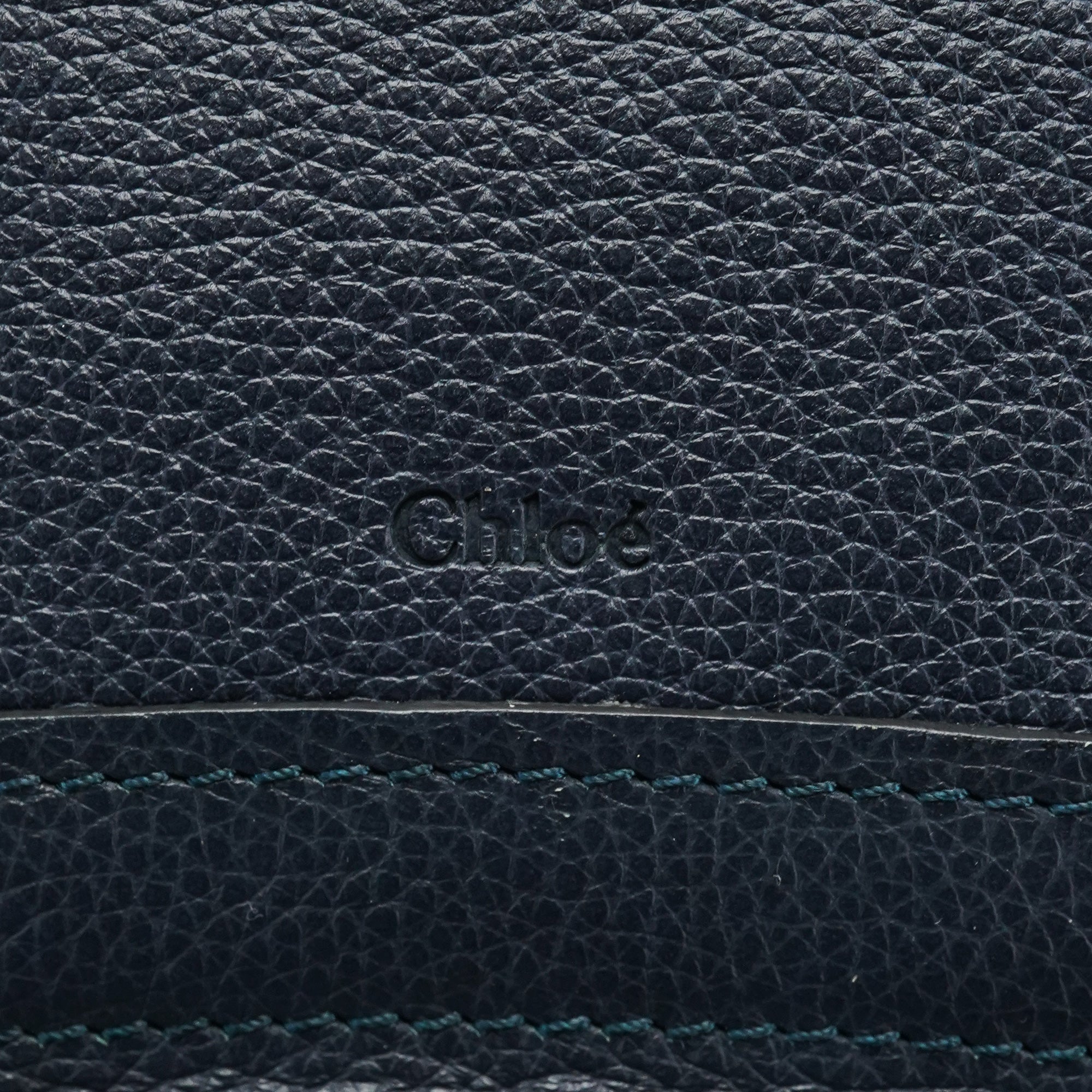 Chloe Navy Leather Paraty 2-Way Bag