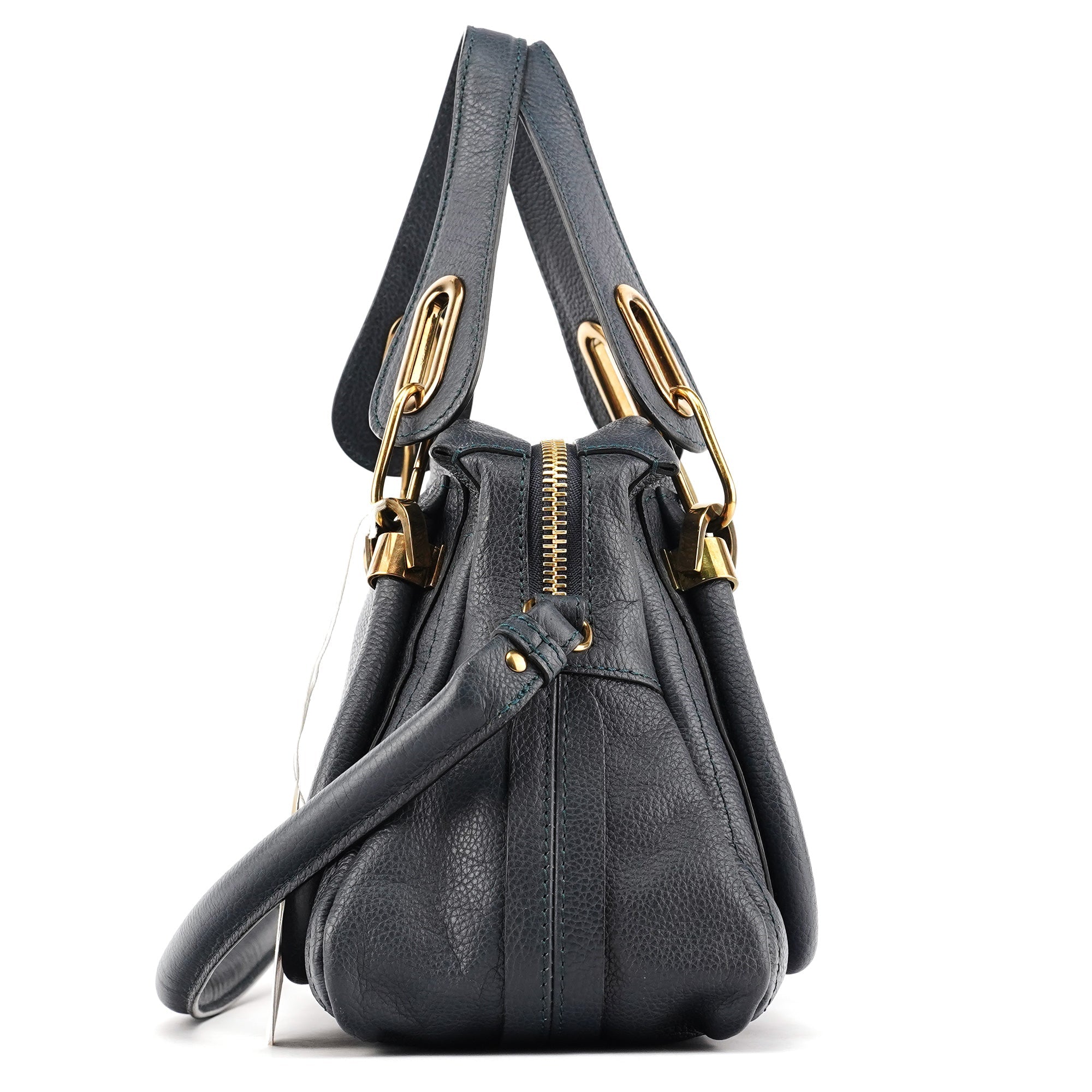 Chloe Navy Leather Paraty 2-Way Bag