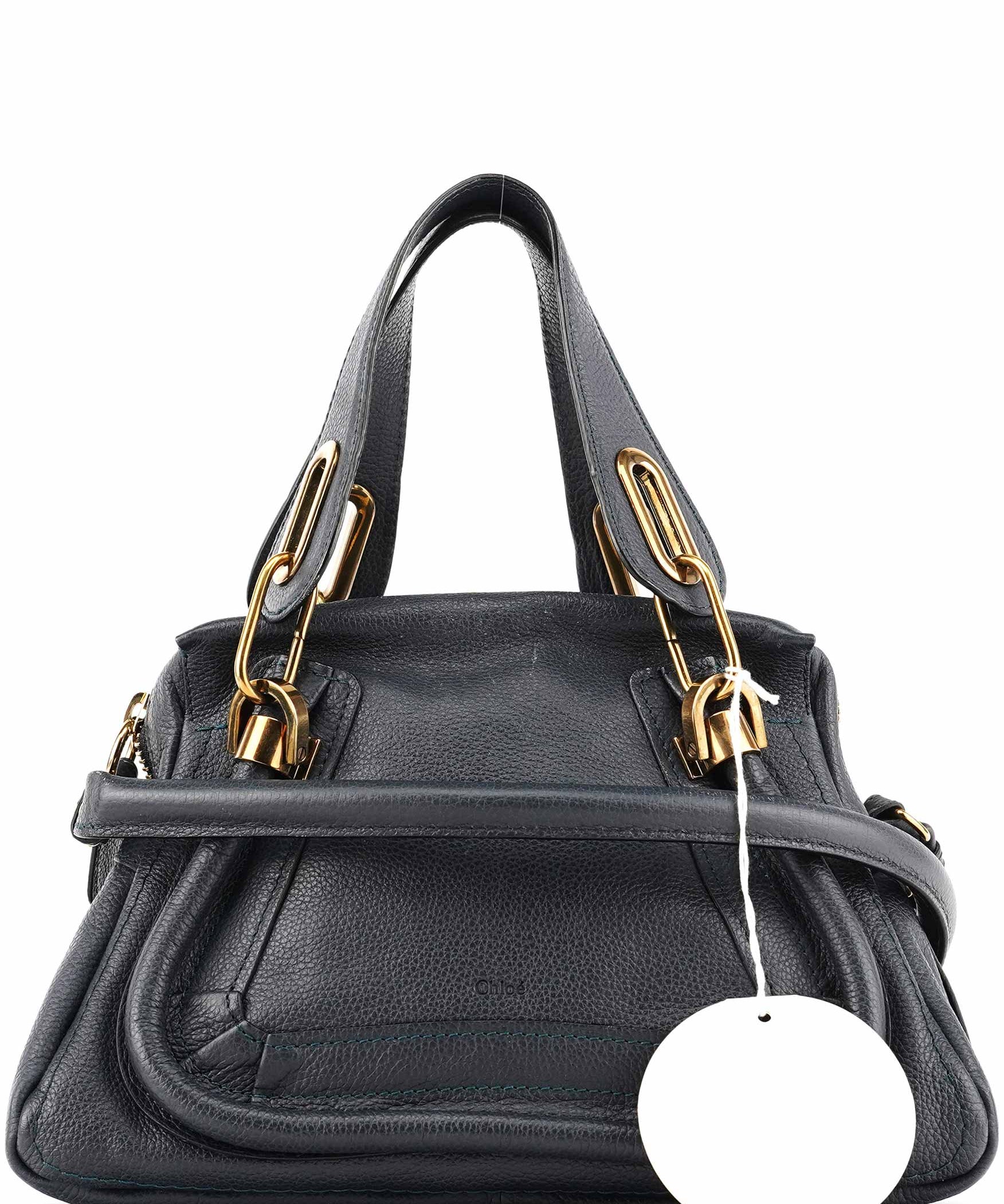 Chloe Navy Leather Paraty 2-Way Bag