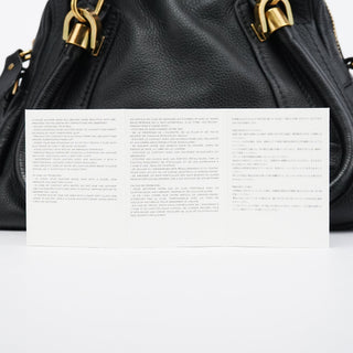 Chloe Navy Leather Paraty 2-Way Bag