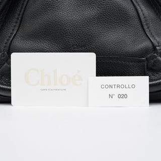 Chloe Navy Leather Paraty 2-Way Bag