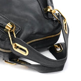 Chloe Navy Leather Paraty 2-Way Bag