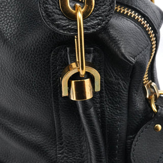 Chloe Navy Leather Paraty 2-Way Bag