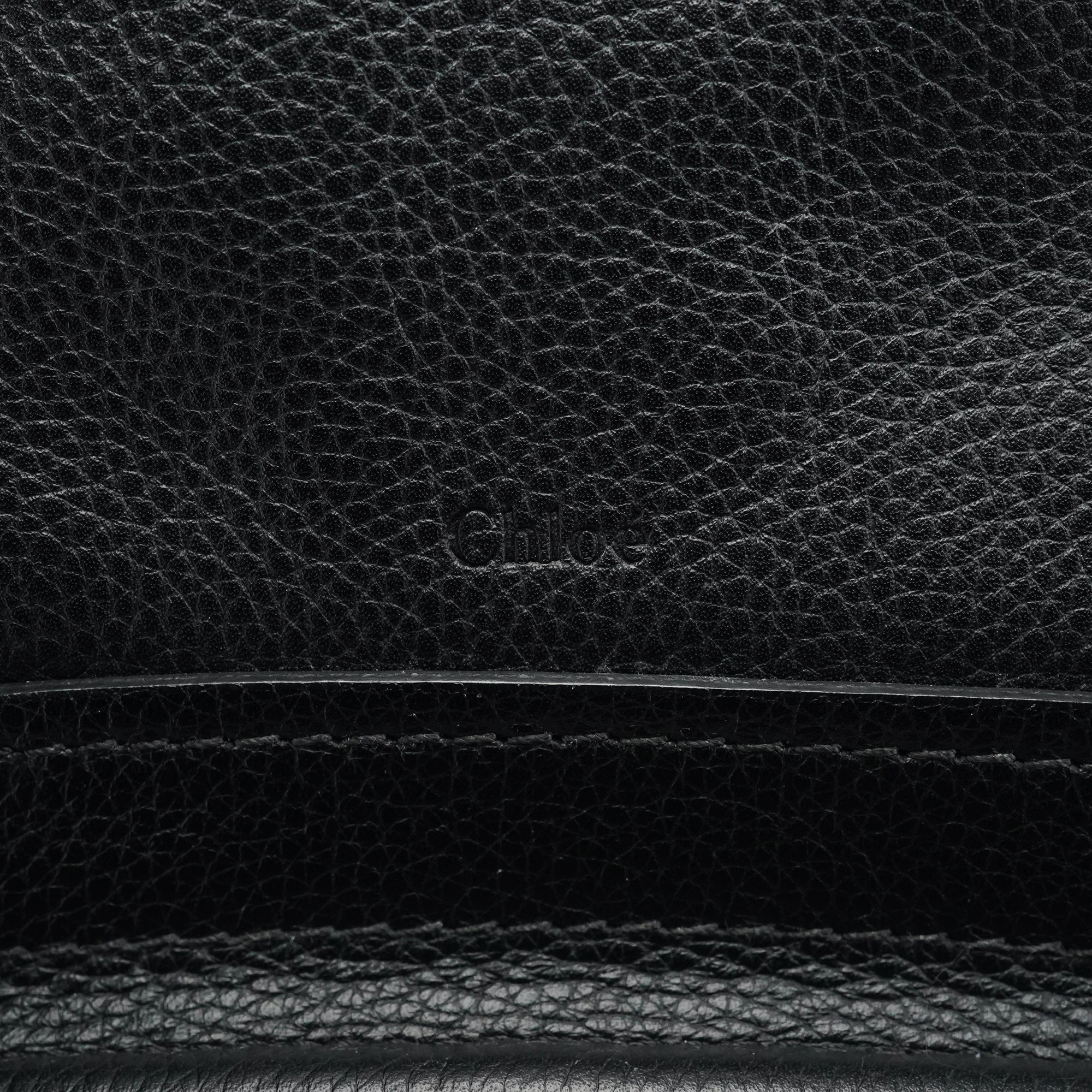 Chloe Navy Leather Paraty 2-Way Bag