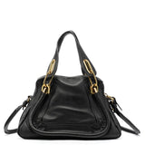 Chloe Navy Leather Paraty 2-Way Bag