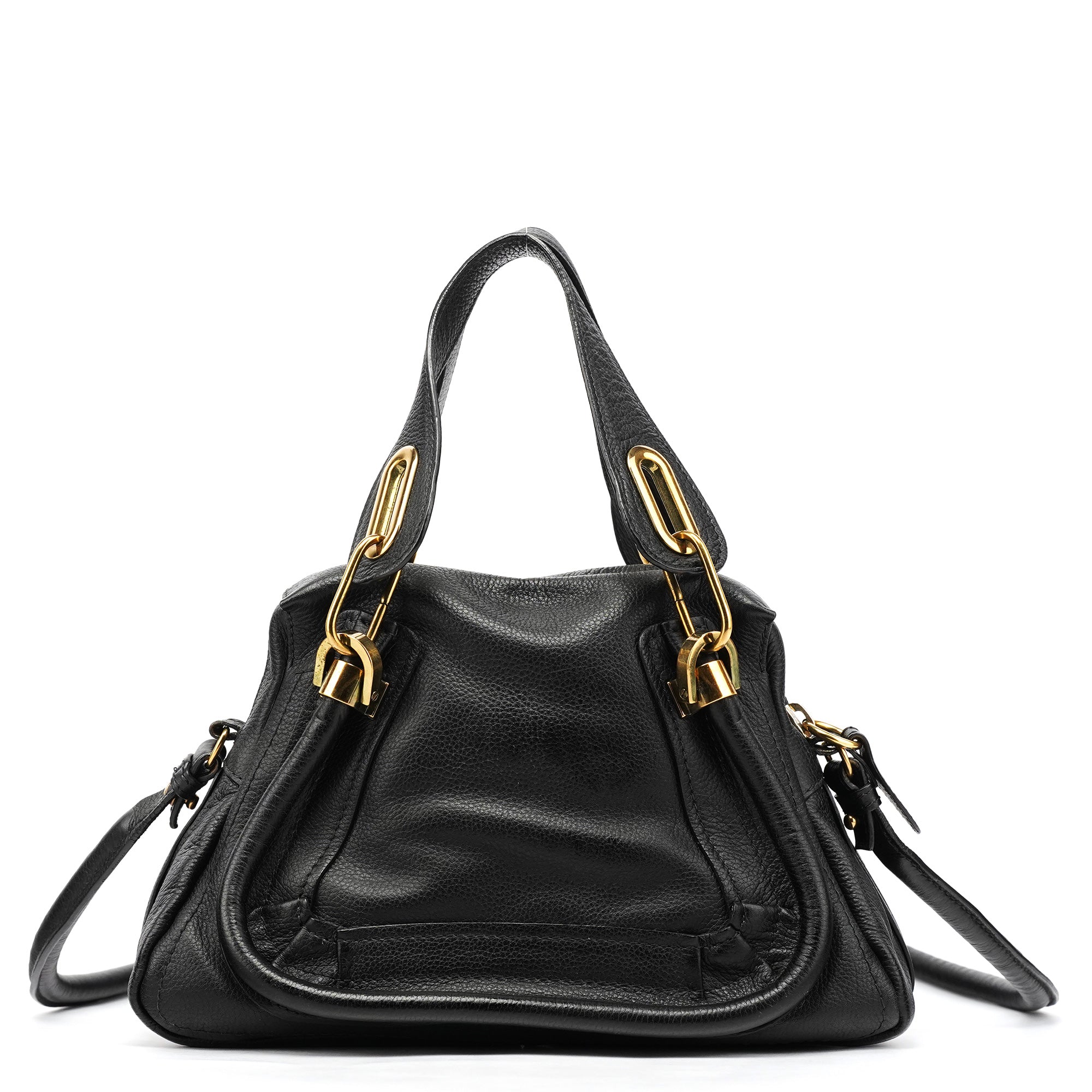 Chloe Navy Leather Paraty 2-Way Bag