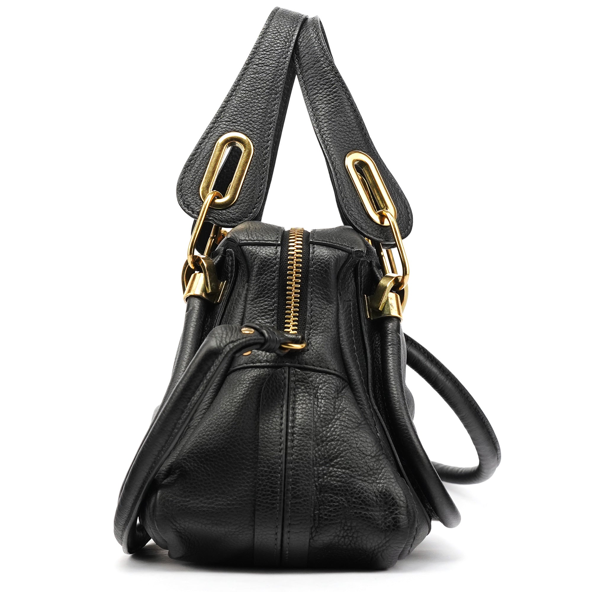 Chloe Navy Leather Paraty 2-Way Bag