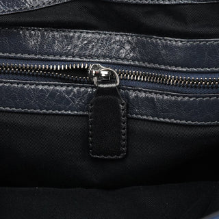 Chloe Navy Leather Quilted 2-Way Tote Bag