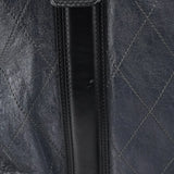 Chloé 2-Way Tote Bag aus marineblauem gestepptem Leder