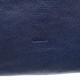 Chloe Navy Leather Tote Bag