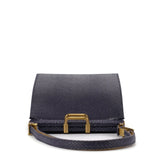 Chloé Navy Lizard Embossed Mini Handbag