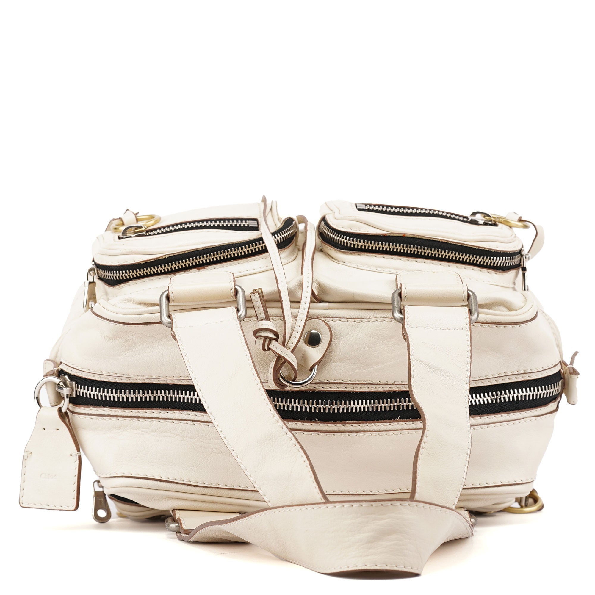 Chloé Off-White Lambskin Betty Shoulder Bag