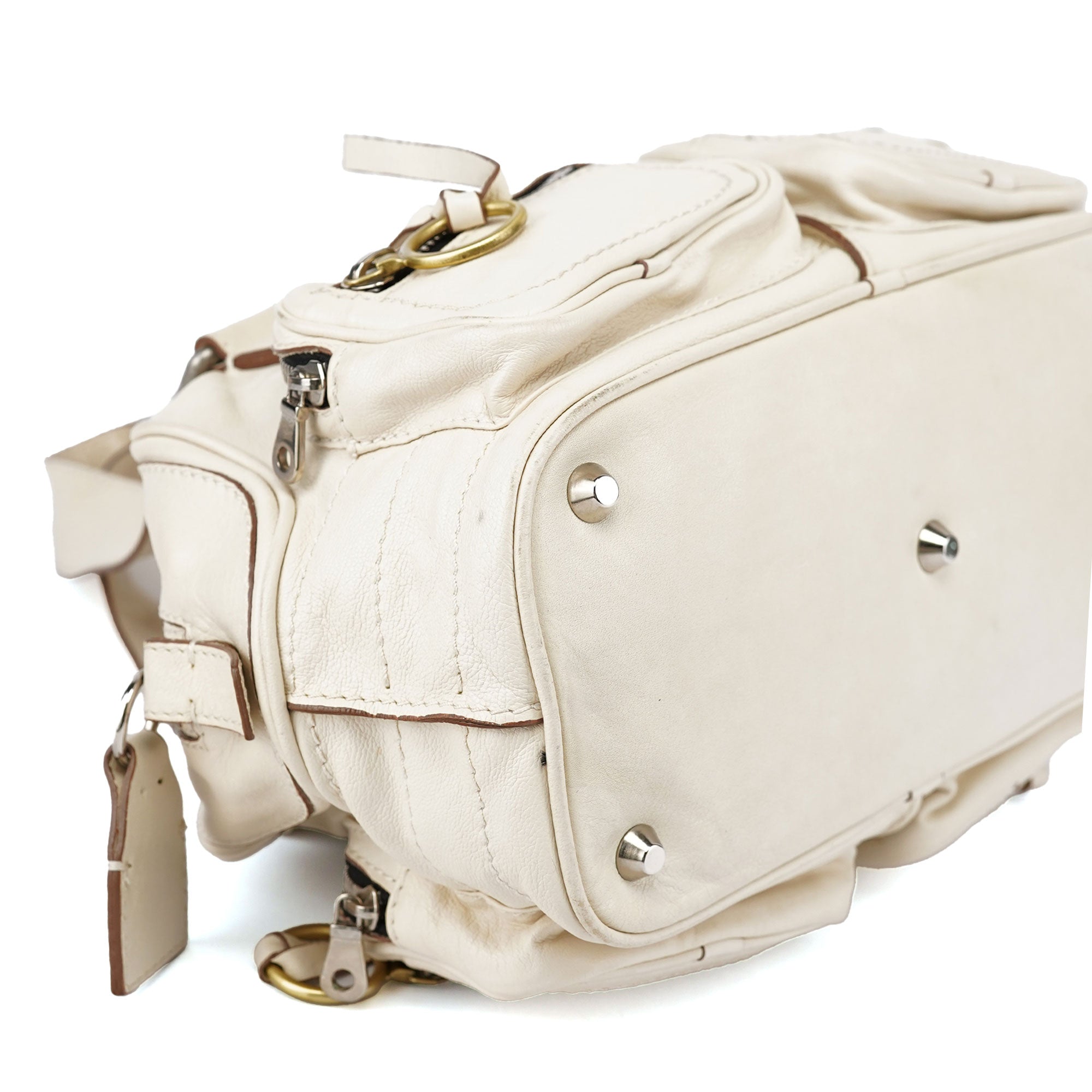 Chloé Off-White Lambskin Betty Shoulder Bag