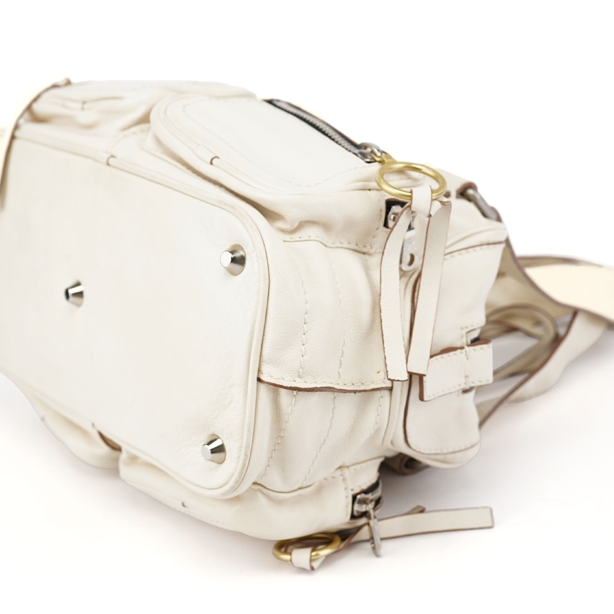 Chloé Off-White Lambskin Betty Shoulder Bag