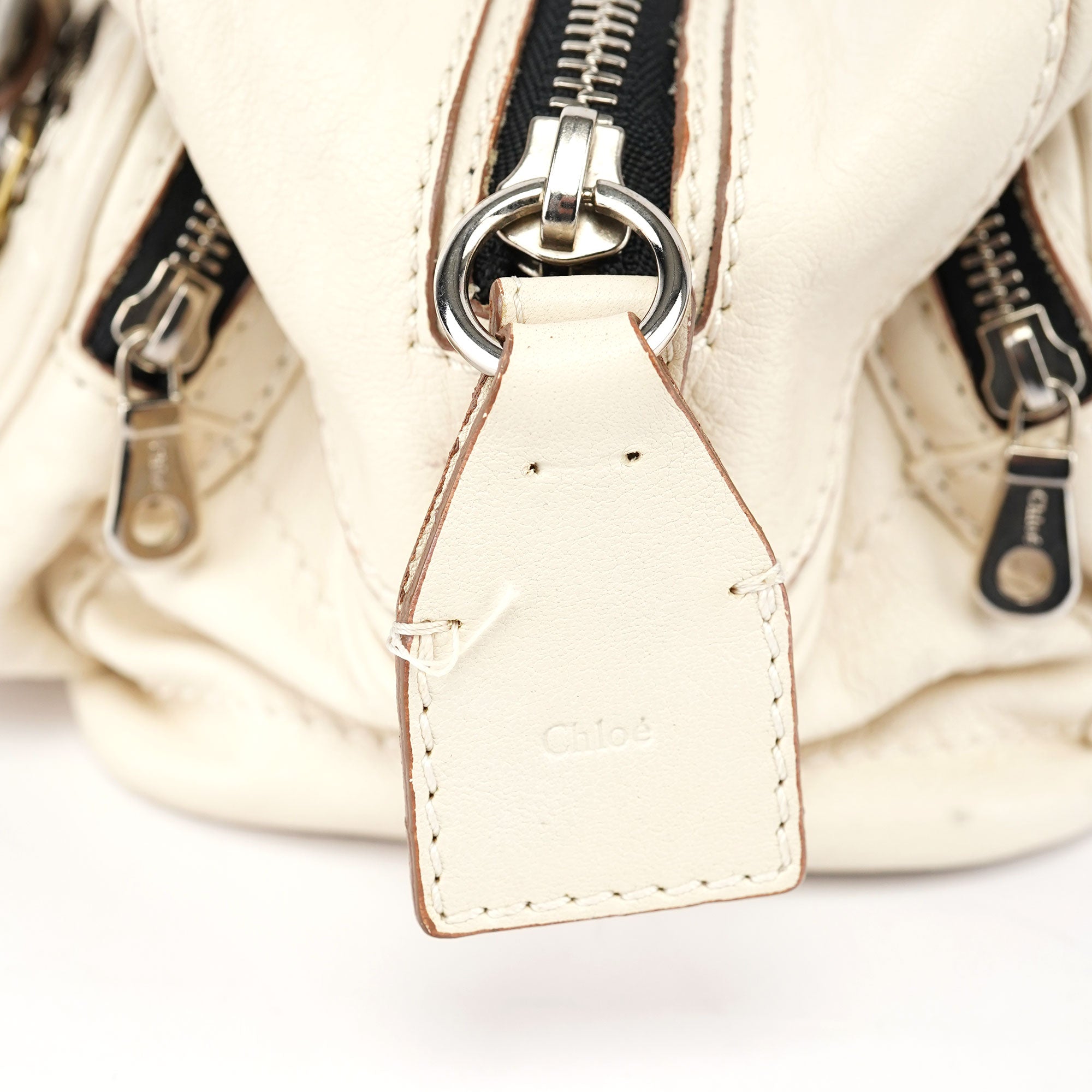 Chloé Off-White Lambskin Betty Shoulder Bag