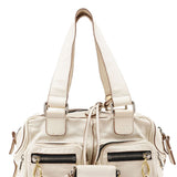 Chloé Off-White Lambskin Betty Shoulder Bag