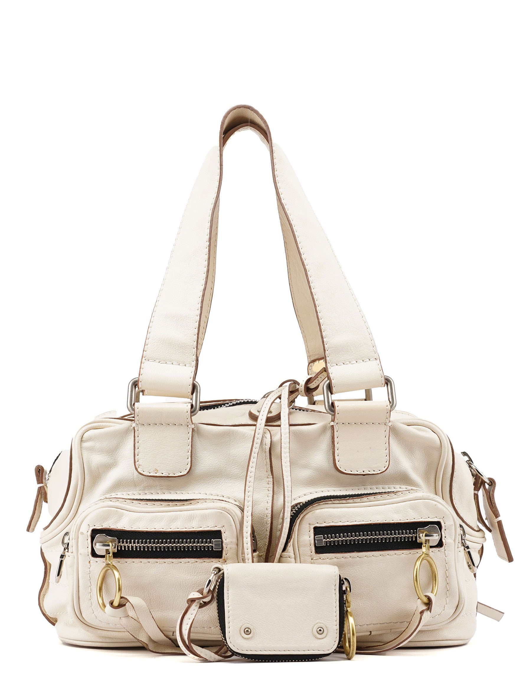 Chloé Off-White Lambskin Betty Shoulder Bag