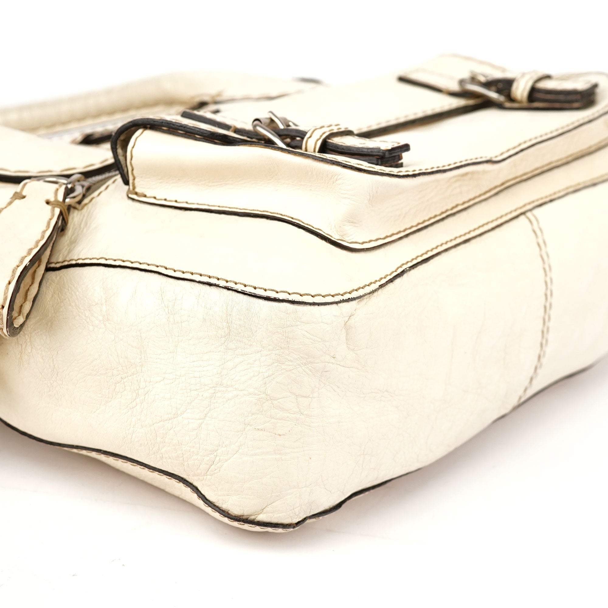 Chloé Off-White Lambskin Betty Tote Bag