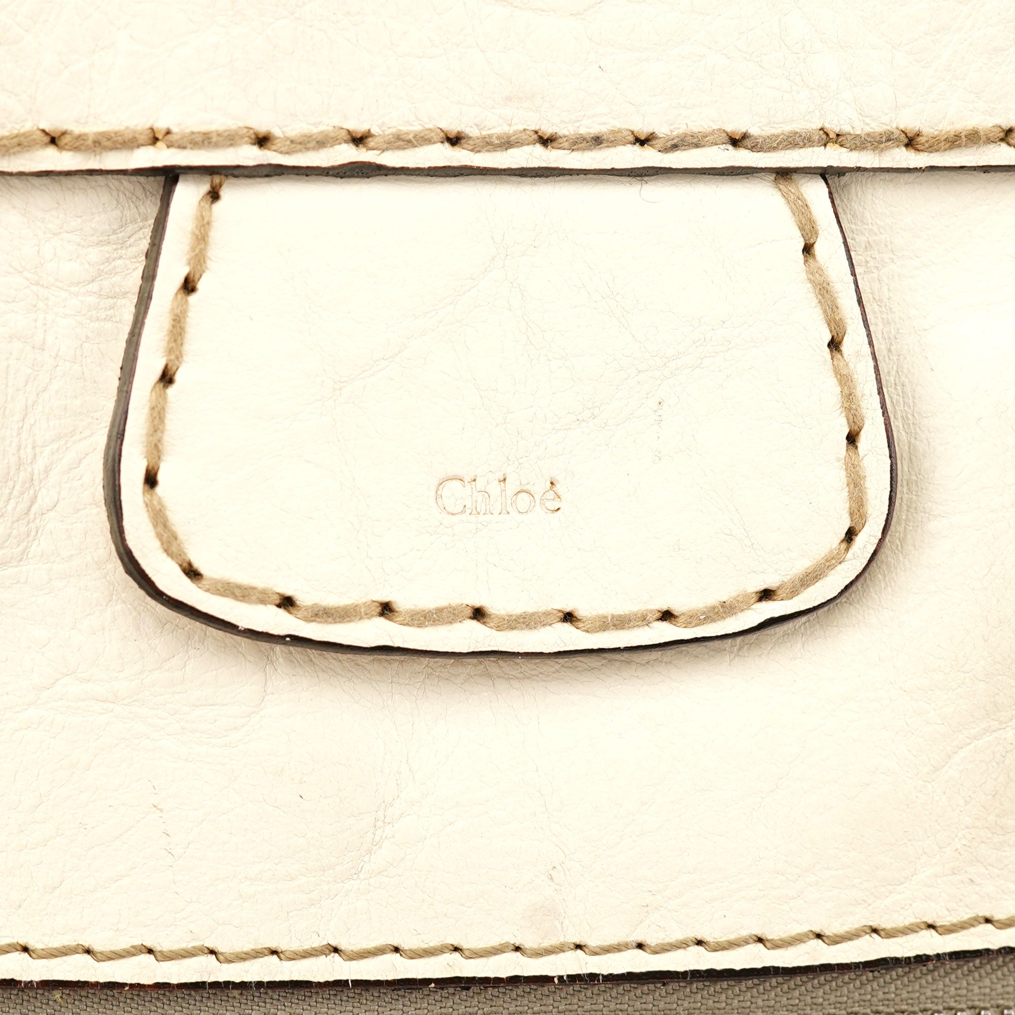 Chloé Off-White Lambskin Betty Tote Bag