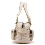 Chloé Off-White Leather Betty Tote Bag