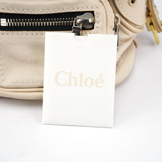 Chloé Off-White Leather Betty Tote Bag