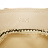 Chloé Sac porté épaule à rabat en cuir blanc cassé