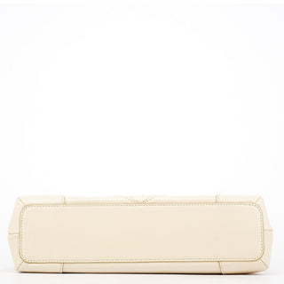 Chloe Off White Leather Flap Shoulder Bag