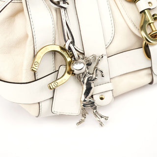 Chloé Off-White Leather Kerala Shoulder Bag