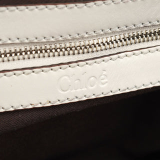 Chloé Off-White Leather Kerala Shoulder Bag