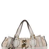 Chloé Off-White Leather Kerala Shoulder Bag