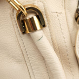 Chloé Sac deux portés Paraty en cuir blanc cassé