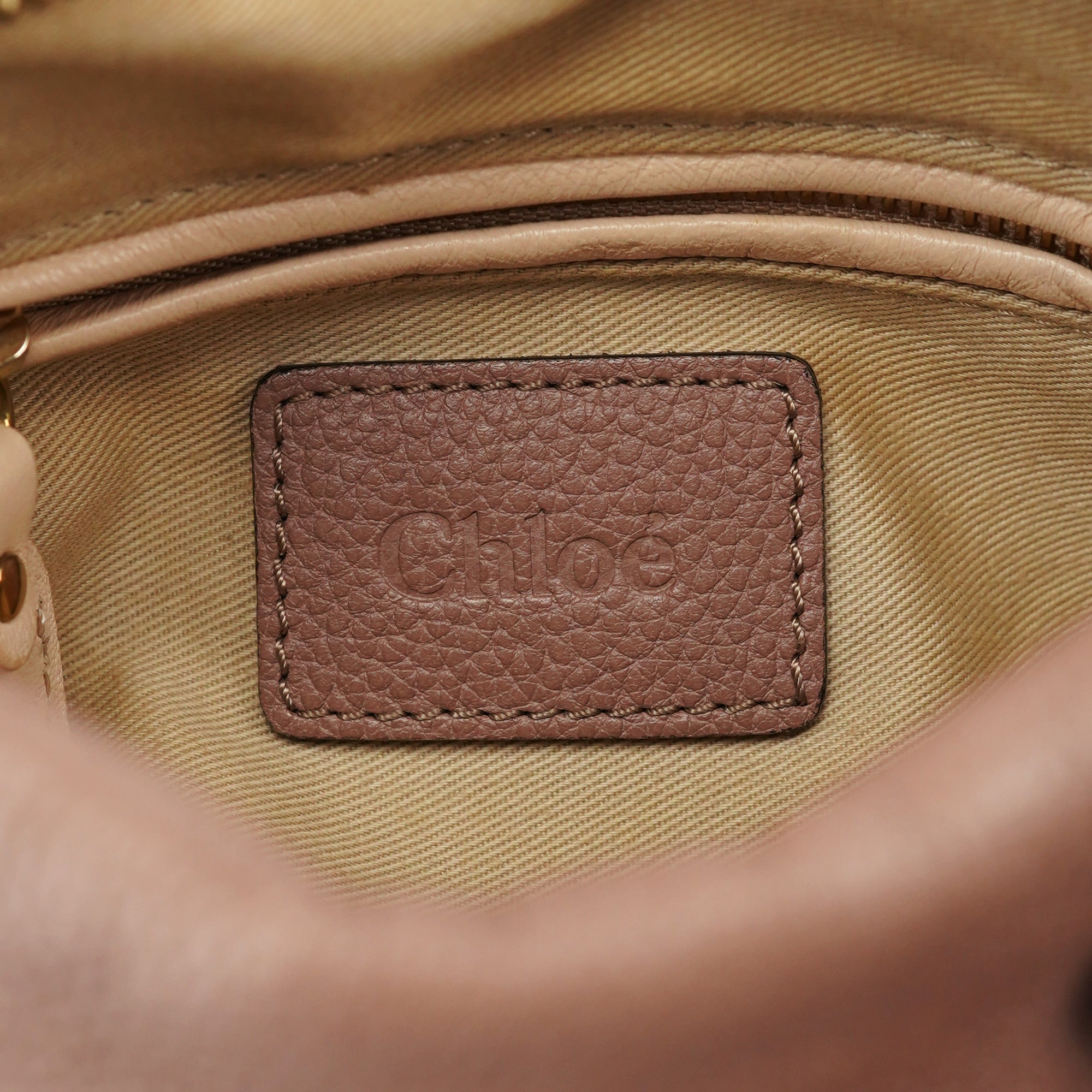Chloé Old Rose Leather Paraty 2-Way Shoulder Bag